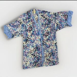 In Bloom by Jonquil Sheer Floral Kimono Robe – Size M/M